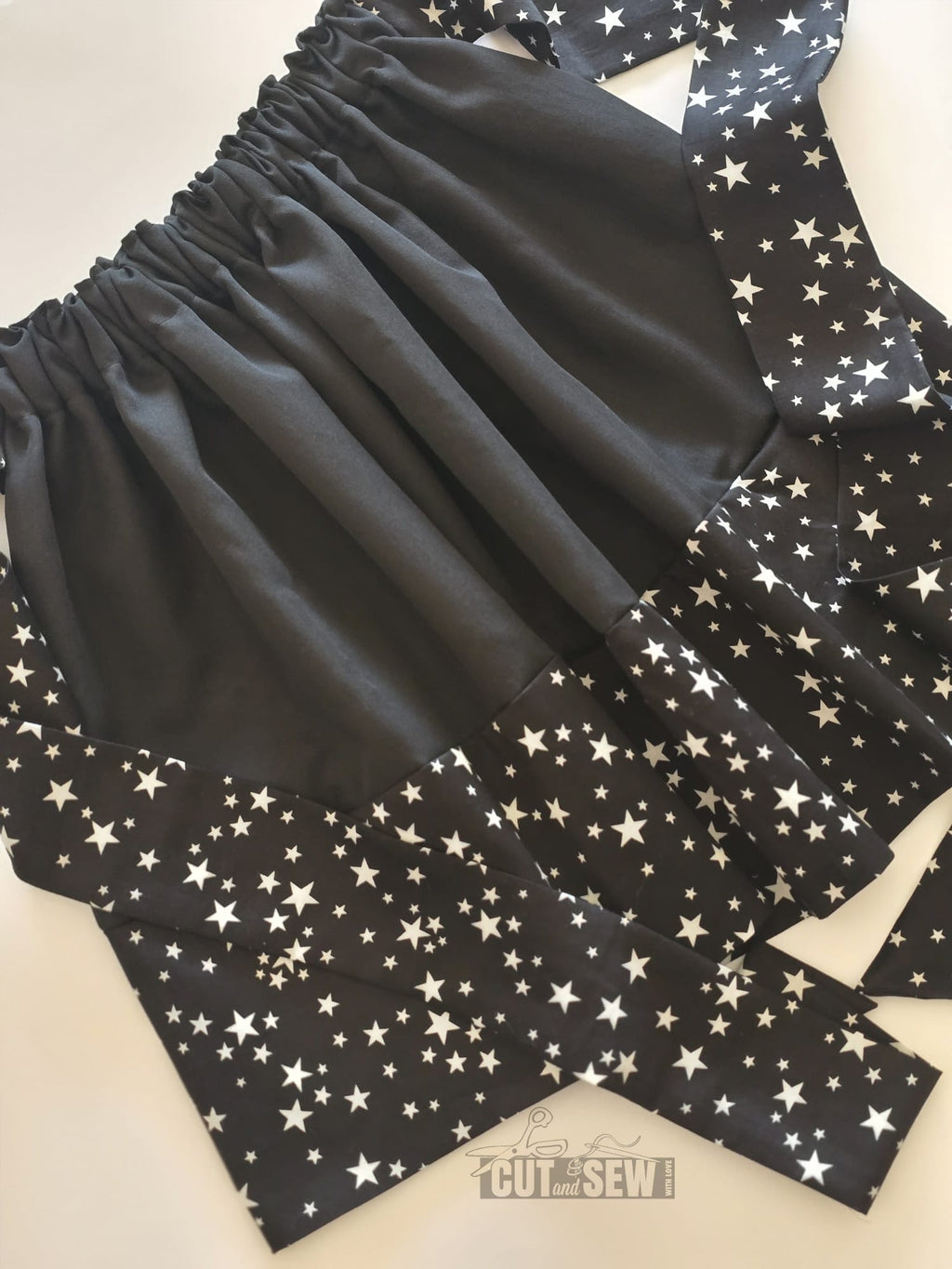 Stars Black Skirt
