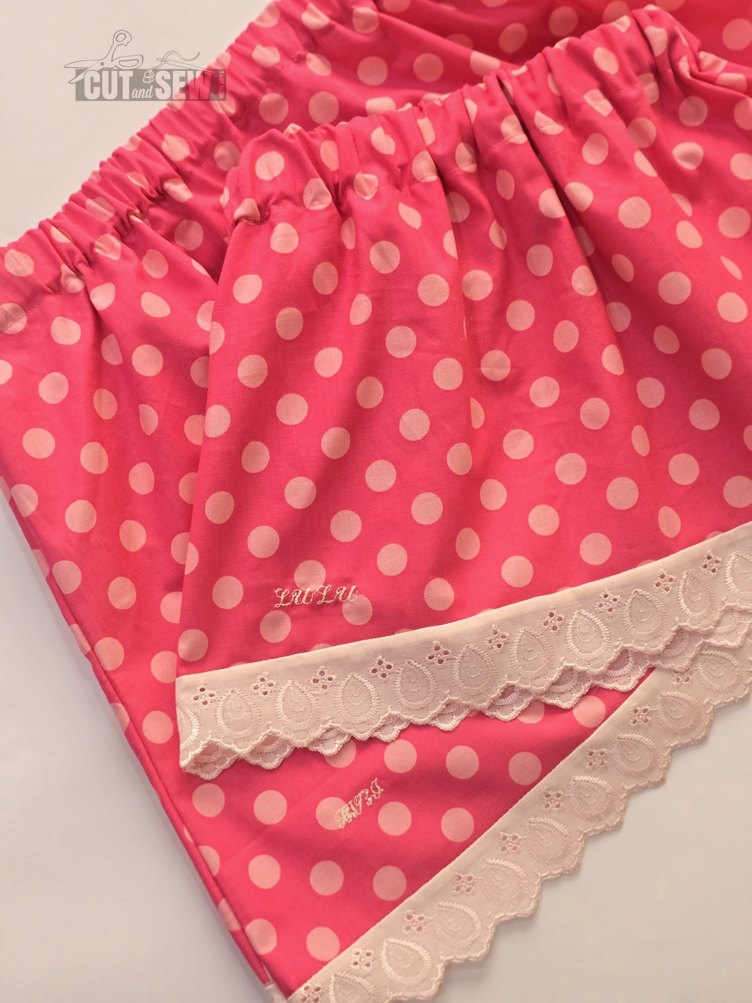 Pink Polka Dots Skirt